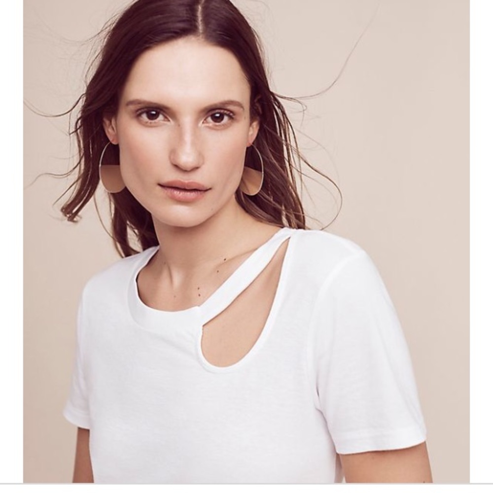Anthropologie Lennon cutout top